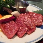 Arirantei - 特選和牛カルビランチ¥1880のお肉