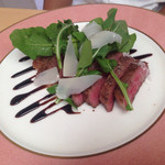 レストラン 花水 - 長崎和牛A5 サーロインのタリアータ