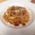 レストラン 花水 - 長崎和牛と福耳唐辛子のラグーソース