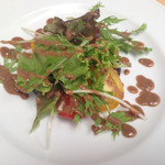 レストラン 花水 - 自然栽培トマトとビーツのサラダ バルサミコドレッシング