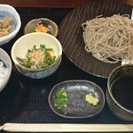 Soba No Takumi - 十割蕎麦と小鉢セット（1,300円）