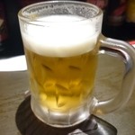 アスリート中華ダイニングYI-CHANG - 2015年6月　生ビール　500円