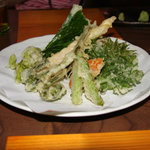 蕎麦屋蛍 - 天ぷら