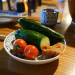 大松家 - 味噌も旨い。