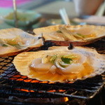 大松家 - 帆立の貝焼き