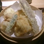 まる福 - 鶏天定食