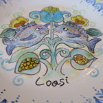 Loasi - お店の名が入ったお皿