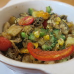 Loasi - サザエと夏野菜のロースト　アップ