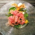 京都 ネーゼ - 生ハムはすりおろしさせて下さりました(希望者のみ)
      2015/8/14