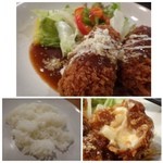 7 meet sauce - ◆大きめのカニクリームコロッケです。
                      カニクリームコロッケ自体のお味は悪くありません。
                      ただパン粉が粗く硬くて・・もう少しきめの細かいパン粉を使用されると美味しく食べやすいでしょうに。