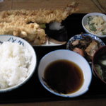味美食堂 - アナゴ天ぷら（定食）