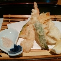 京懐石 美濃吉 横浜ランドマークプラザ店 - ハモ、エビ、カボチャ