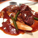 吉良亭 - （ランチ）牛肉のはちみつ赤ワインソース煮 1,200円