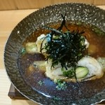 和食 温故知新 - 鱧とアスパラの揚げ出汁