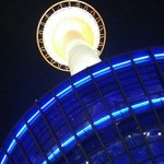 京都タワーホテル 屋上ビアガーデン - 点灯中