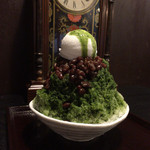 甘味処 柴ふく - 宇治金時(アイスクリントッピング)