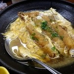 川崎屋 - 日替わり定食：エビの柳川風