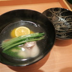 米倉 - 南京白玉、真鯛、水菜の椀