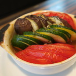 ete - 温野菜　トマト、ズッキーニ、茄子