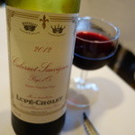 2015.08 一番安いワイン、３０００円弱でした。