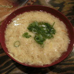 あぷちゃ - ＜2015年8月・再訪＞卵とじのお味噌汁。280円