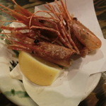 あぷちゃ - ＜2015年8月・再訪＞ボタンエビのお刺身の頭を揚げて貰った。