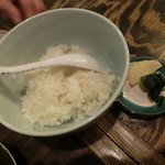 あぷちゃ - ＜2015年8月・再訪＞ご飯大盛り・香の物付、380円