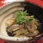 草喰 なかひがし - ５月炊き合わせ【破竹・虎杖・稚鮎】