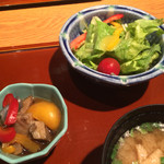 波奈 - 「牛リブロースステーキ丼膳」1480円