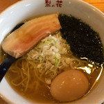 梨の花 - 生青海苔の塩ラーメン柚子風味