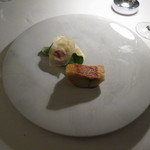 ドミニク・ブシェ トーキョー - 尾長鯛のポワレ　アオリイカとトマトコンフィ　夏野菜のソテー　ソースオリーブ