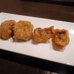 ビンゴ - ポルチーニ茸と鱧のフリット