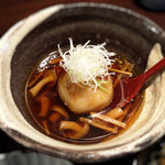 出汁さんろくぼう - 蓮根真薯。中には穴子が…