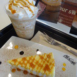 McDonald's - エスプレッソフラッペ＋チーズケーキ＋キャラメルシロップ＝670円