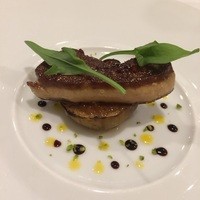 レストラン ラ・フロレゾン・ドゥ・タケウチ - フォアグラと無花果。