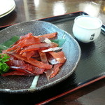 サッポロビアレストラン９１０ - 鮭とばの田酒びたし