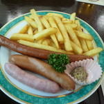 サッポロビアレストラン９１０ - ソーセージ盛り合わせ3種