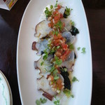 サッポロビアレストラン９１０ - 活きたこのカルパッチョ