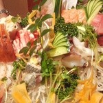 かんきち別館 - 「刺身盛り合わせ」ちょいアップ