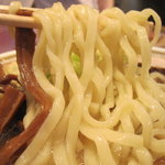 田中そば店 - 麺のアップ