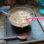 cocoo cafe - ストローと、半分溶けた氷のエキス