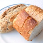 レストラン けやき - Bランチ 1700円 のパン2種盛り