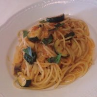 トラットリア キッコ - スパゲティーニ　パーブをきかせた魚介のラグー