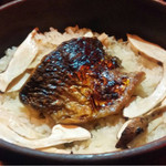 東京十月 - 焼き鯖と松茸の炊き込みご飯
