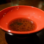 エビ殻荘 - 2015.8 味噌汁（サービス）