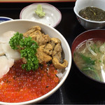 Ichiba Shokudou - 塩辛昆布と味噌汁のセット