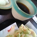 腕打 そばの館 えん野 - 薬味