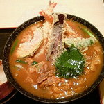 釜ひろ - 天ぷらカレーうどん(950円)