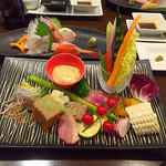 ゆから - お刺身と前菜