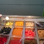 Yogurtland - 果実のトッピング